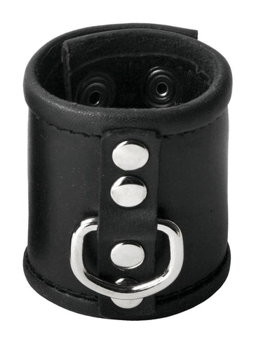 Leather Ball Stretcher with D-Ring - 2.5 Inches