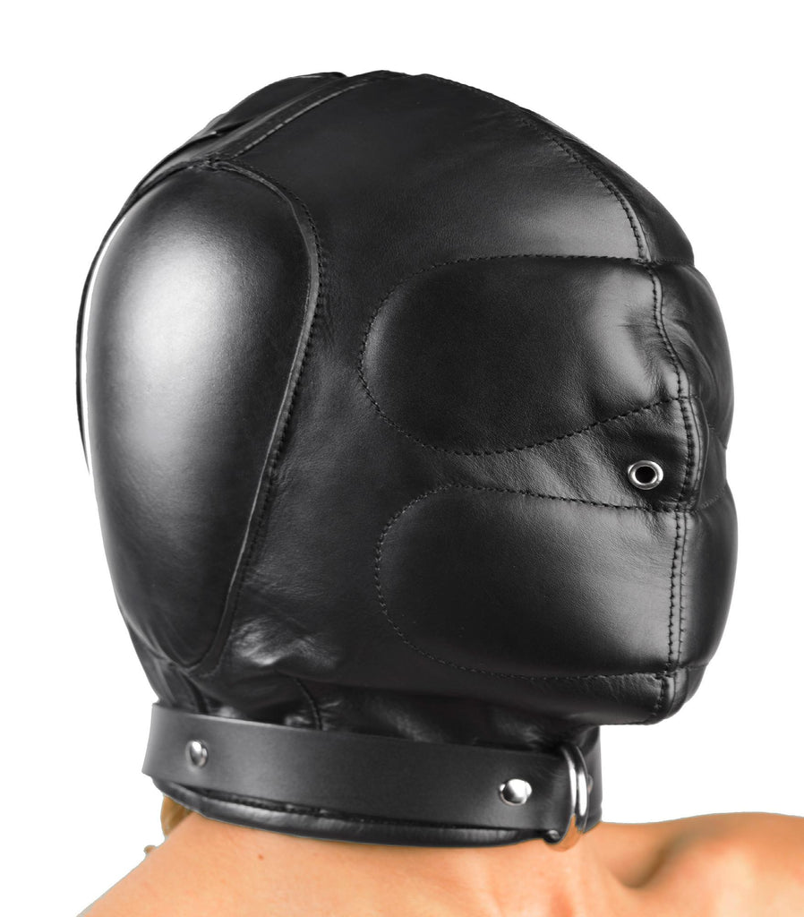Padded Leather Hood - SmallMedium