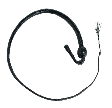 3 Foot Snakewhip 12 Plait - Black