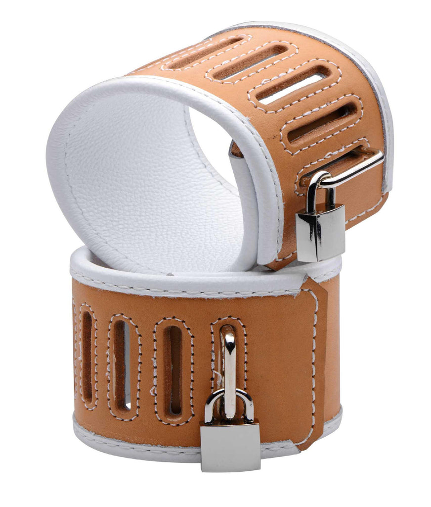 Tan Hospital Style Ankle Restraints