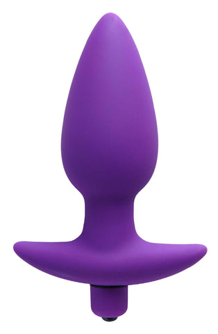 Aria Vibrating Silicone Anal Plug- Large