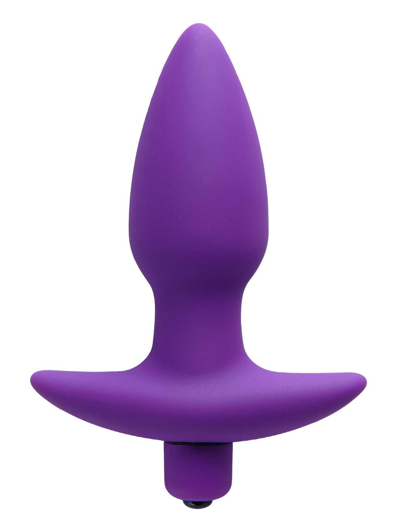 Aria Vibrating Silicone Anal Plug- Medium