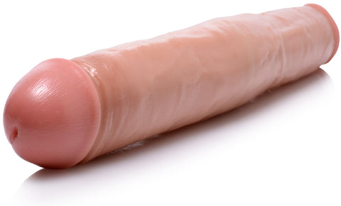 Realistic 17.5 Inch Double Dong - Flesh