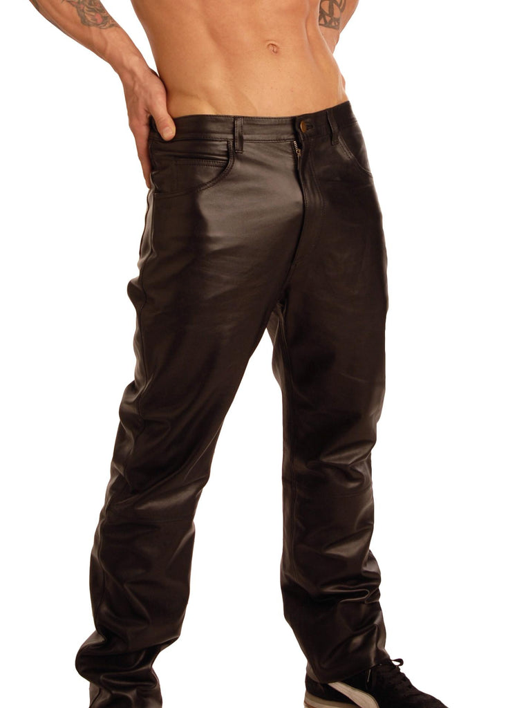 Mens Leather Pants- 38 Inch Waist