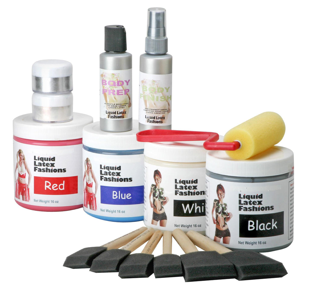 Liquid Latex Body Paint Kit