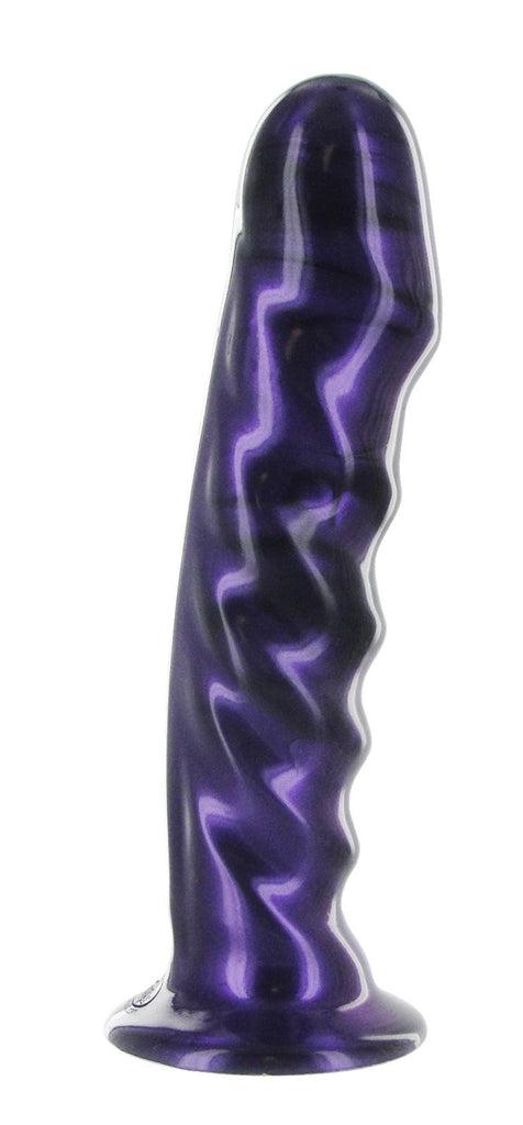 Echo Silicone Vibrating Dildo - Purple