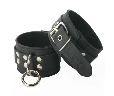 Strict Leather Suede Lined Wrist Cuffs