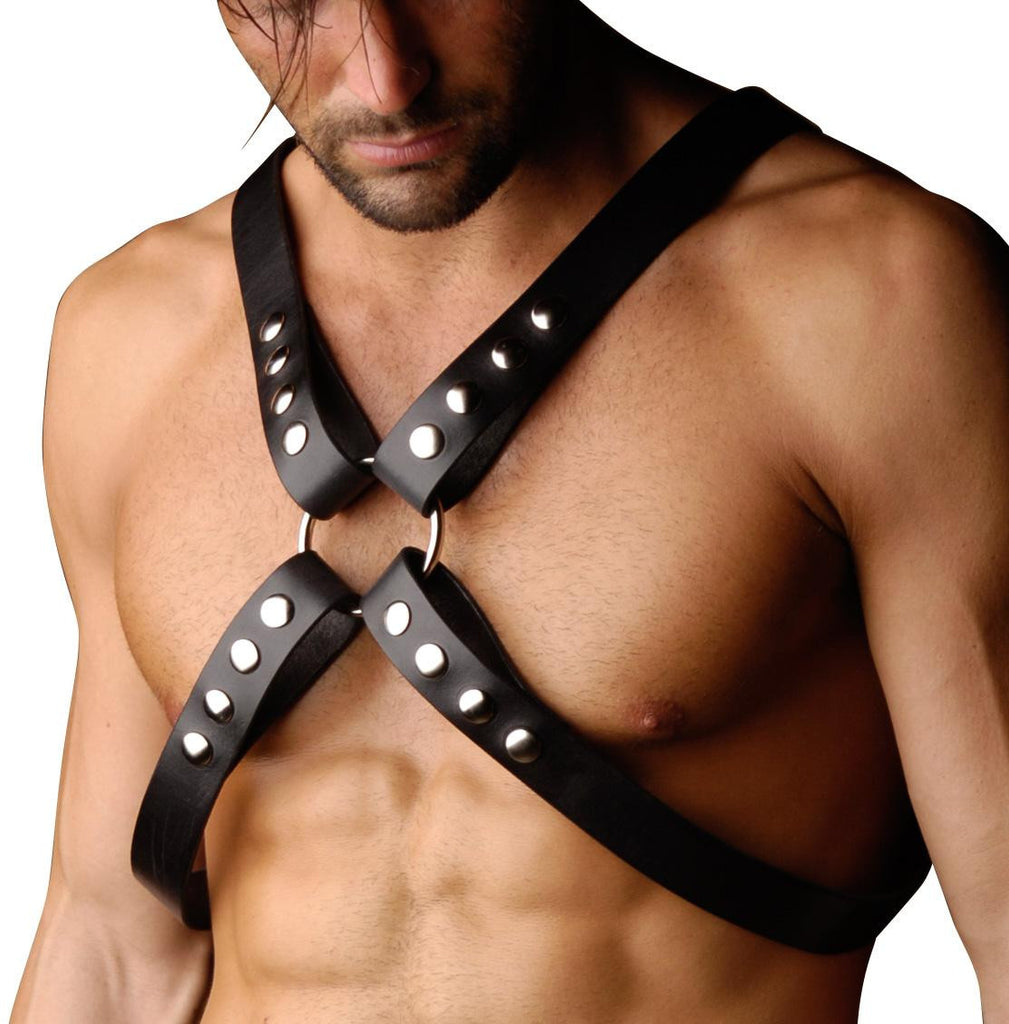 Strict Leather 4 Strap Chest Harness - ML