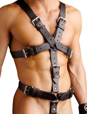 Strict Leather Body Harness- LXL