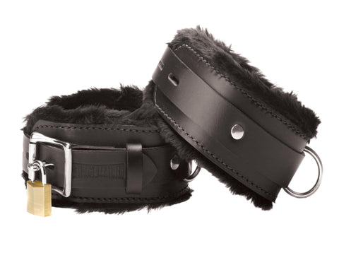 Strict Leather Premium Fur Lined Ankle Cuffs