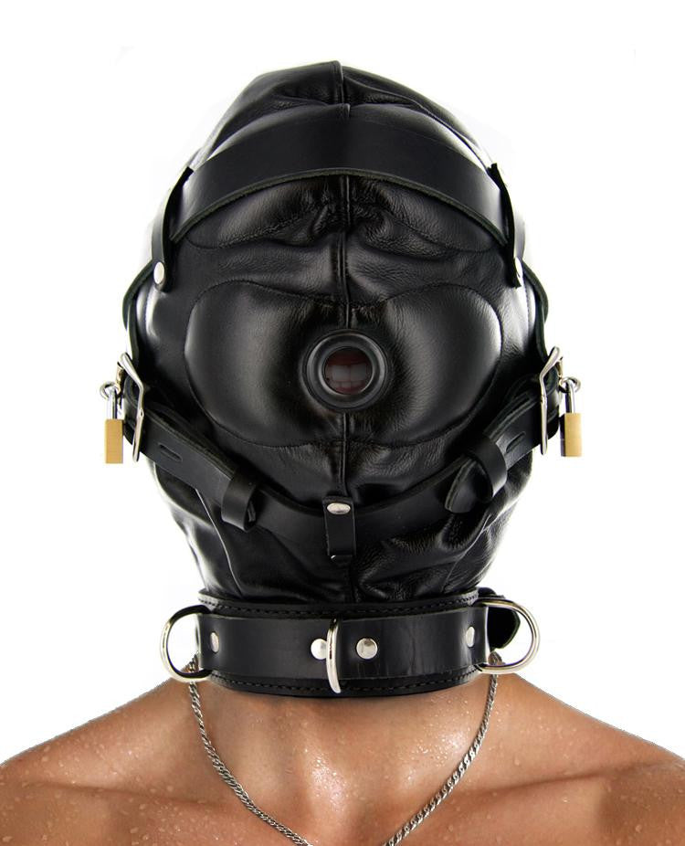 Strict Leather Sensory Deprivation Hood- ML